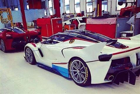 White Ferrari Fxx K Spotted At The Factory