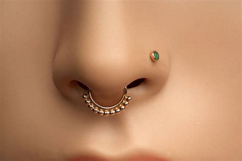 Just Purchased One Of These Cute Septum Rings In Sterling Silver From Etsy Can Wait For It To