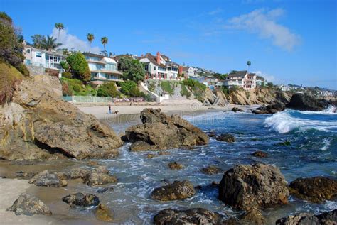 Woods Cove Laguna Beach California Stock Image Image Of Beach