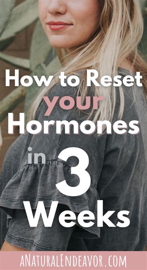 3 Week Hormone Reset Challenge For Women Hormones Female Hormone