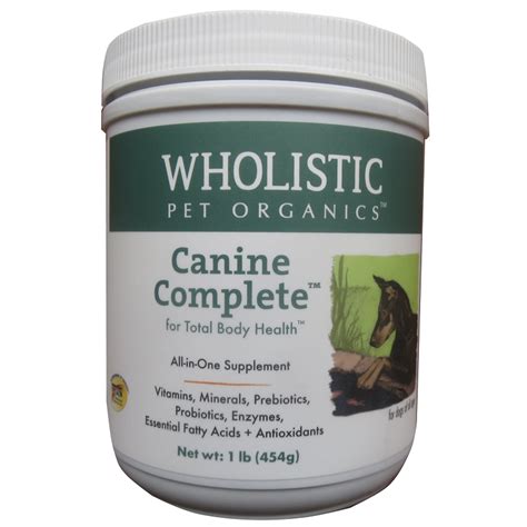 However, improper vitamin supplementation — particularly over supplementation — can be extremely dangerous for dogs. Wholistic Pet Organics Canine Complete Dog Supplement ...