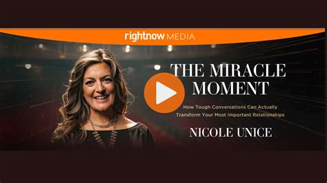 The Miracle Moment Nicole Unice