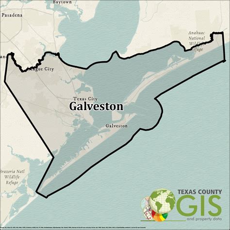 Galveston County Map
