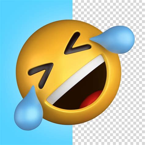 Premium Psd Emoji 3d Laughing Illustration