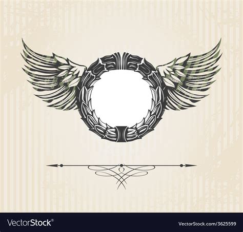 Vintage Ornate Shield Royalty Free Vector Image