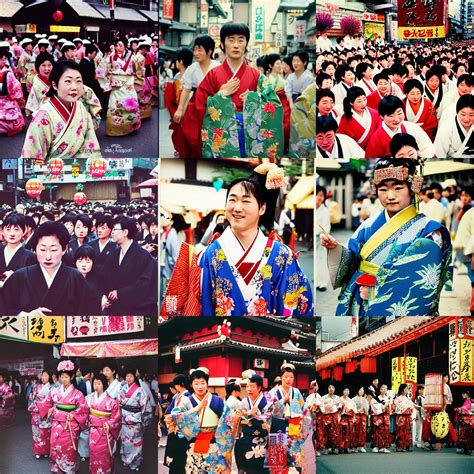 Color Photo Portrait Of Hakata Gion Yamakasa Festival Stable