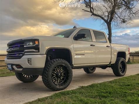 2018 Chevrolet Silverado 1500 With 22x10 18 Fuel Stroke And 35125r22