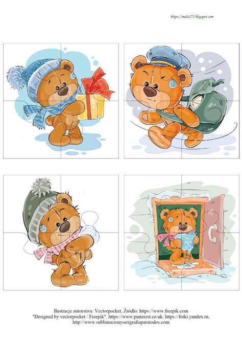 blog edukacyjny dla dzieci puzzle misiowe pory roku character teddy bear zelda characters