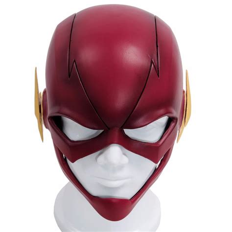 The Flash Official Realistic Face Mask Cosplay En 2022 Máscaras De