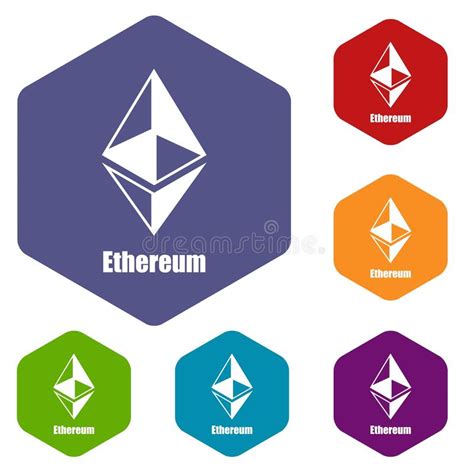 Simple Ethereum Logo Stock Vector Illustration Of Cryptography 113645065