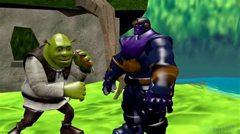 Shrek Vs Thanos Despacito Battle Youtube