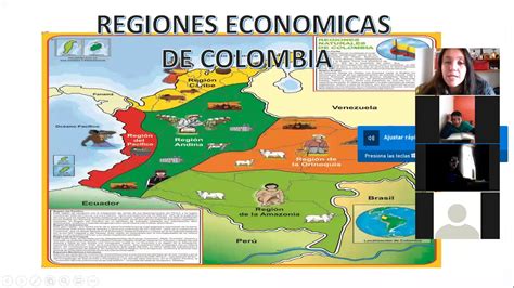 Clase De Geografia 5 15 De Julio Regiones Económicas De Colombia Youtube