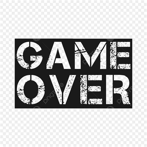 T Shirt Design Vector Hd Images Game Over Illustration For T Shirt Design New Game T Shirt