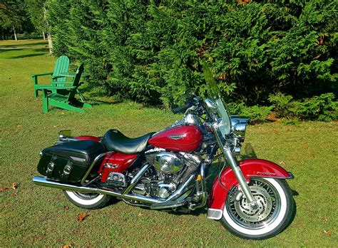2006 harley davidson road king classic, 16 apes, rinehart exhaust, chrome rims, whitewall tires, sinister floorboards, sinister bag latch handles, full of. 2006 Harley-Davidson® FLHRC/I Road King® Classic ...
