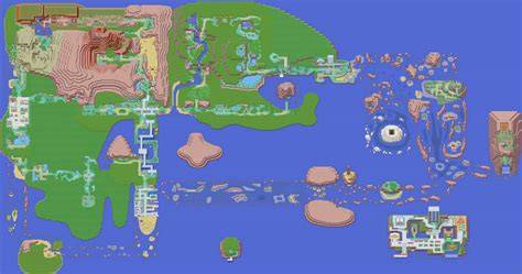 Hoenn Pokemon Emerald Full Region Map By Darkshadedx On Deviantart