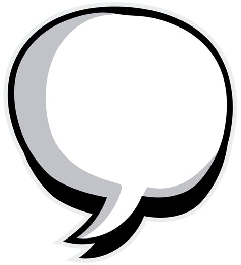 Transparent Background Speech Bubble Png White Please Use And Share