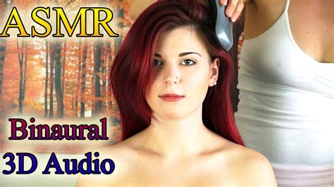Binaural Asmr Hair Brushing Scalp Massage Relaxation Tips Soft