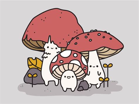 Fallin For Mushrooms In 2020 Cute Art Mushroom Art Kawaii Art