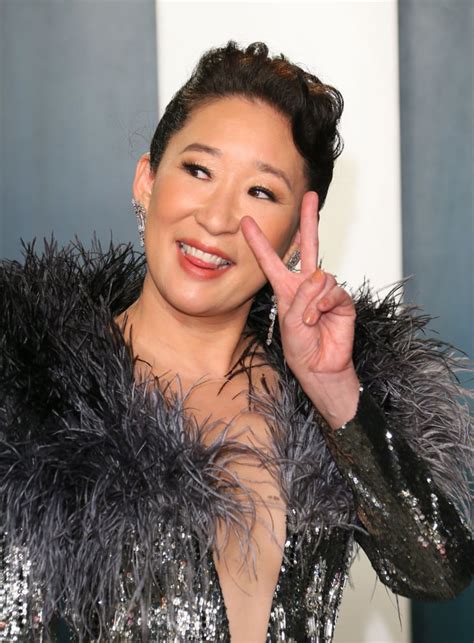 Sandra Oh At The Vanity Fair Oscars Party Celebrities At The 2020