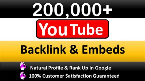200000 Gsa Ser Verified Backlinks And Embeds For Youtube Or Any