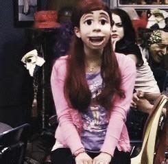 Ariana Grande As Cat Valentine As Robbie S Puppet Rex In Victorious