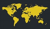 Free Yellow World Map Vector - TitanUI