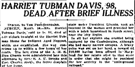 1913 Auburn Says Good Bye To Harriet Tubman At Her Emotional Funeral