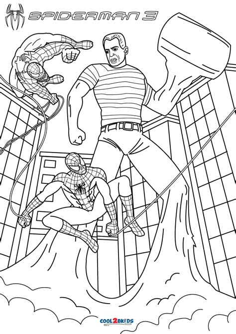 25 Spider Man 3 Coloring Pages Kemmikhaalid