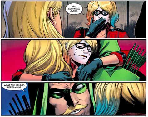 Harley Quinn S Reunion With Green Arrow And Black Canary Injustice II Black Canary Harley