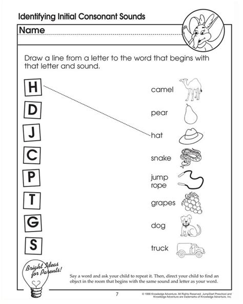 Identifying Initial Consonant Sounds A For Apple View Phonics