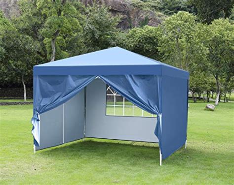 Charavector 10x10 Ft Heavy Duty Ez Pop Up Tent Gazebo Canopy