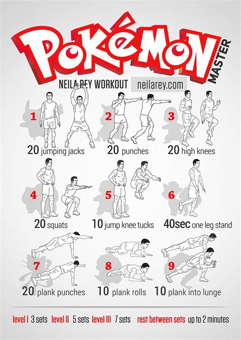 Pokemon Master Workout Nerdy Workout Superhero Workout Workout