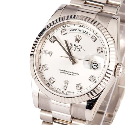 Rolex Day Date President 118239 White Gold