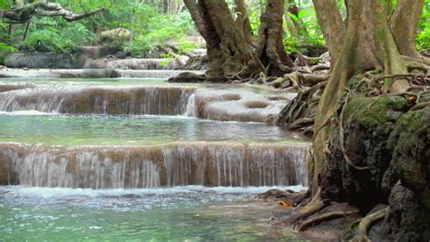 Hd Video Of Beautiful Waterfalls In Thailand Showing