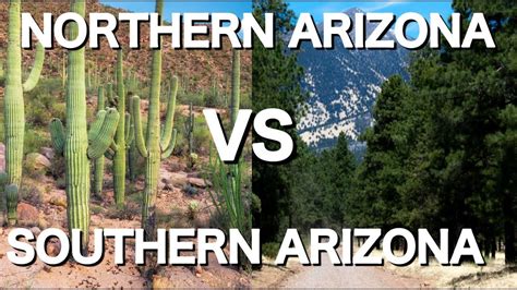 Northern Arizona Vs Southern Arizona Youtube