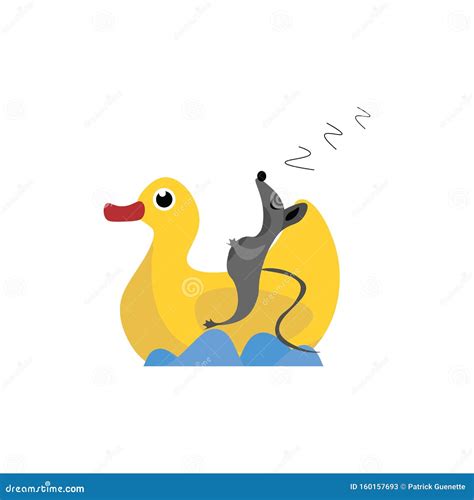 Sleeping Duck Stock Illustrations 192 Sleeping Duck Stock