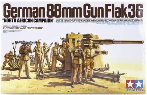 Tamiya 35283 German 88mm Gun Flak 36 North African Campaign 135