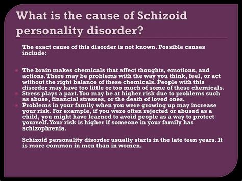 Ppt Schizoid Personality Disorder Causes Symptoms Daignosis Prevention And Treatment