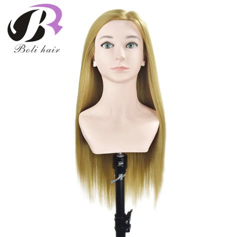 26 Mannequin Head Yaki Synthetic Maniqui Hairdressing Doll Heads With