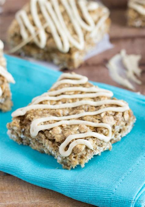 Fold through your raisins, reserving a few to top the bars with. These soft-baked oatmeal squares taste just like the ...