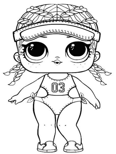 Print and do it yourself easy art for kids. LOL dolls coloring pages. Free Printable LOL dolls ...