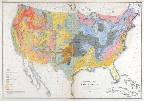 Landmark Thematic Atlases Geology Us Map Map
