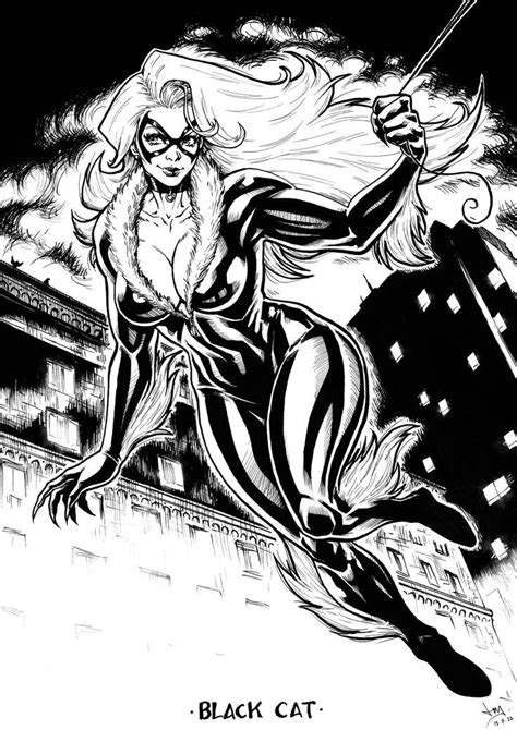 Felicia Hardy Black Cat Marvel Superhero Art Black Cat Marvel