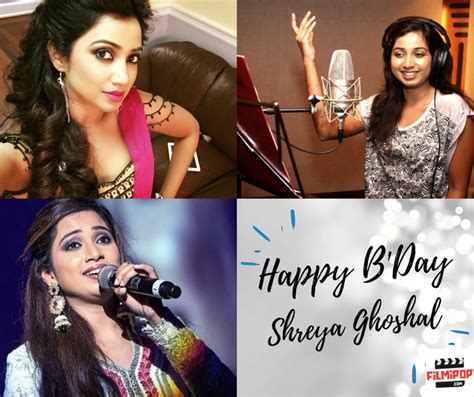 Shreya Ghoshals Birthday Celebration Happybdayto