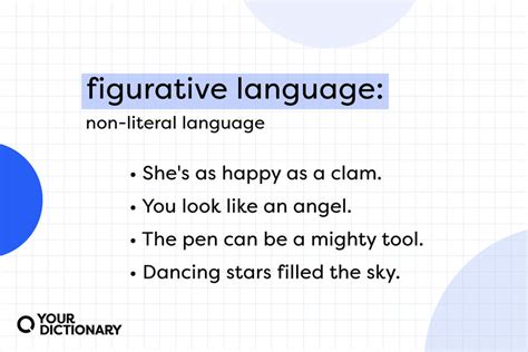 Figurative Language Examples Guide To 9 Common Types Yourdictionary