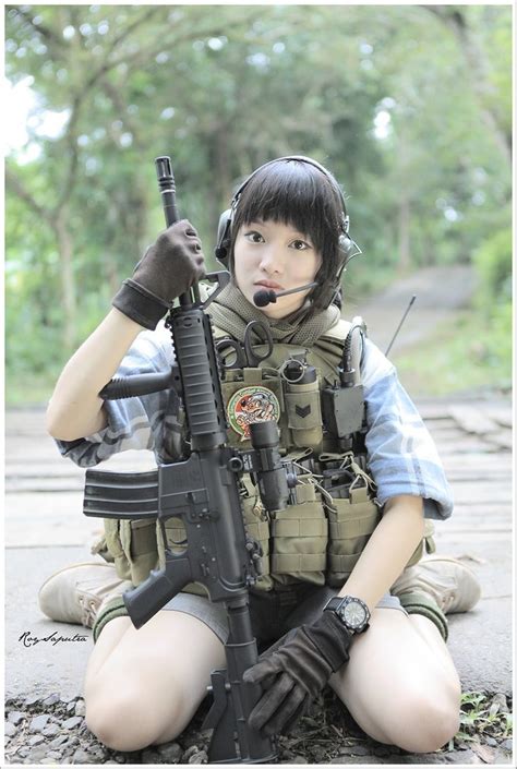 Cute Girl In Military Roy Saputra Flickr