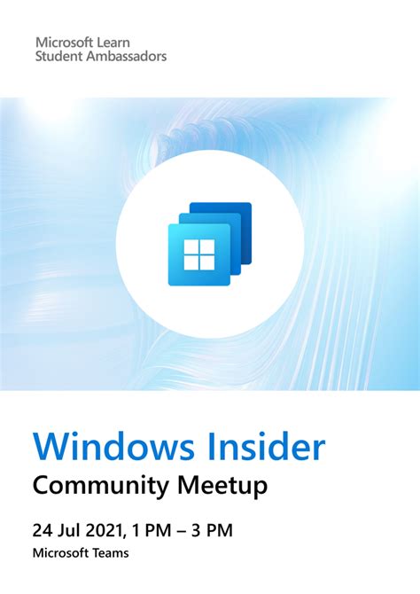 Windows Insider Community Meetup Eventpop Eventpop