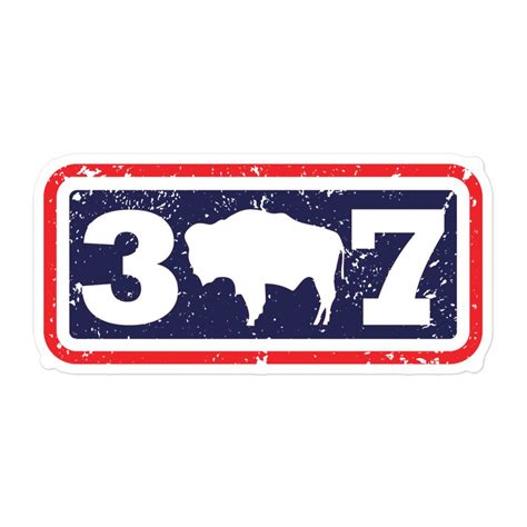 Wyoming Bison 307 Sticker Sarah Berry And Co