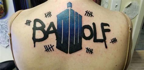 Doctor Who Bad Wolf Tattoos