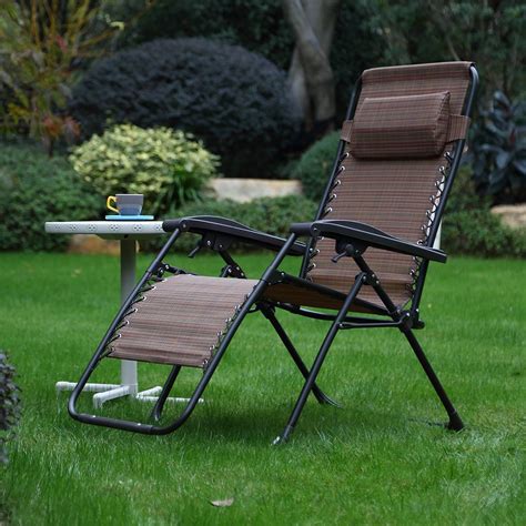 Each of these types come with advantages and disadvantages, but you should decide which one is a better choice for you by considering where you will be sitting the most. Respace Zero Gravity Lounge Chair Adjustable Reclining ...